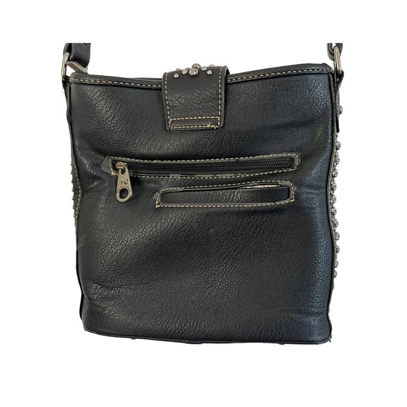 Studded Leopard Print Women's Bag - Picture 3 of 12